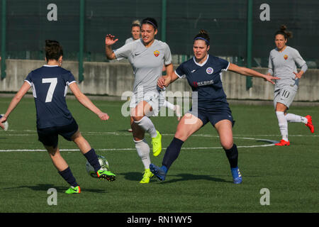 Foto Fabio Rossi/AS Roma/LaPresse 16/02/2019 Bergamo (Italien) Sport Calcio Orobica - Roma Campionato Serie A Femminile - Stadio Flaminio Centro Sportivo Nella Foto: Maria Zecca Foto Fabio Rossi/AS Roma/LaPresse 16/02/2019 Bergamo (Italien) Sport Fussball Orobica - Roma Frauen Serie A - Stadio Flaminio Centro Sportivo In der Pic: Maria Zecca Stockfoto