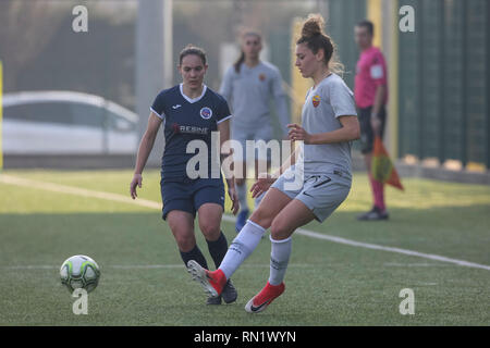 Foto Fabio Rossi/AS Roma/LaPresse 16/02/2019 Bergamo (Italien) Sport Calcio Orobica - Roma Campionato Serie A Femminile - Stadio Flaminio Centro Sportivo Nella Foto: Camilla Labate Foto Fabio Rossi/AS Roma/LaPresse 16/02/2019 Bergamo (Italien) Sport Fussball Orobica - Roma Frauen Serie A - Stadio Flaminio Centro Sportivo In der Pic: Camilla Labate Stockfoto