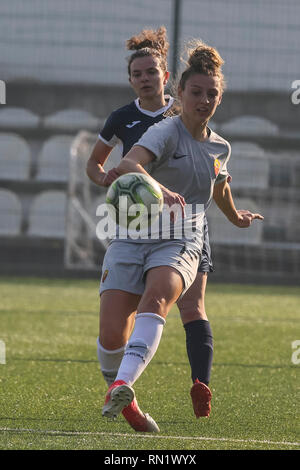 Foto Fabio Rossi/AS Roma/LaPresse 16/02/2019 Bergamo (Italien) Sport Calcio Orobica - Roma Campionato Serie A Femminile - Stadio Flaminio Centro Sportivo Nella Foto: Camilla Labate Foto Fabio Rossi/AS Roma/LaPresse 16/02/2019 Bergamo (Italien) Sport Fussball Orobica - Roma Frauen Serie A - Stadio Flaminio Centro Sportivo In der Pic: Camilla Labate Stockfoto