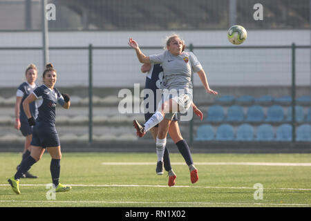 Foto Fabio Rossi/AS Roma/LaPresse 16/02/2019 Bergamo (Italien) Sport Calcio Orobica - Roma Campionato Serie A Femminile - Stadio Flaminio Centro Sportivo Nella Foto: Giada Greggi Foto Fabio Rossi/AS Roma/LaPresse 16/02/2019 Bergamo (Italien) Sport Fussball Orobica - Roma Frauen Serie A - Stadio Flaminio Centro Sportivo In der Pic: Giada Greggi Stockfoto