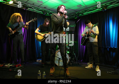 Bala Cynwyd, PA, USA. 15 Feb, 2019. Lilly besuchen Radio 104.5 Performance Studio in Bala Cynwyd Pa am Februar 15, 2019 Credit:: Star Shooter / Medien Punch/Alamy leben Nachrichten Stockfoto