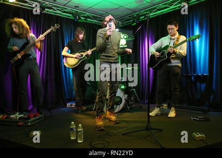 Bala Cynwyd, PA, USA. 15 Feb, 2019. Lilly besuchen Radio 104.5 Performance Studio in Bala Cynwyd Pa am Februar 15, 2019 Credit:: Star Shooter / Medien Punch/Alamy leben Nachrichten Stockfoto