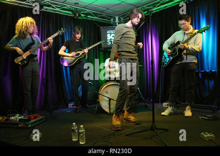 Bala Cynwyd, PA, USA. 15 Feb, 2019. Lilly besuchen Radio 104.5 Performance Studio in Bala Cynwyd Pa am Februar 15, 2019 Credit:: Star Shooter / Medien Punch/Alamy leben Nachrichten Stockfoto