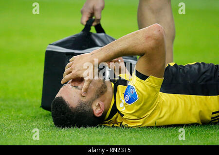 Arnheim, 16-02-2019, Stadion Gelredome, Saison 2018 / 2019, der niederländischen Eredivisie, Vitesse player Oussama Darfalou während dem Spiel Vitesse - Willem II Stockfoto