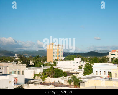 Die Altstadt der Stadt Ponce, Puerto Rico, Vereinigte Staaten. Stockfoto