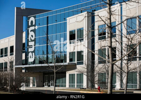 Ein logo Zeichen außerhalb des Hauptquartiers der ciena Corporation in Hanover, Maryland am 9. Februar 2019. Stockfoto