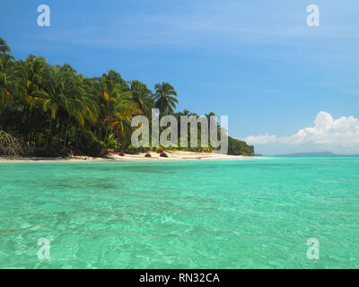 Insel Cayo Zapatilla in Bocas del Toro, Panama Stockfoto