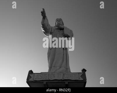 Christus Statue (Cristo de La Misericordia) in San Juan del Sur, Nicaragua Stockfoto