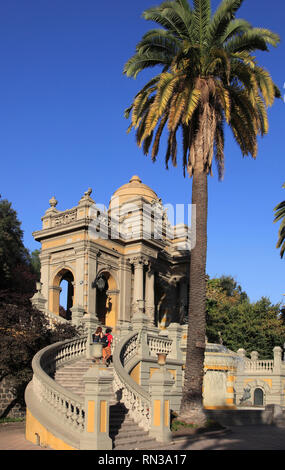 Chile, Santiago, Cerro Santa Lucia, Hill, Park, Historisches Monument, Stockfoto