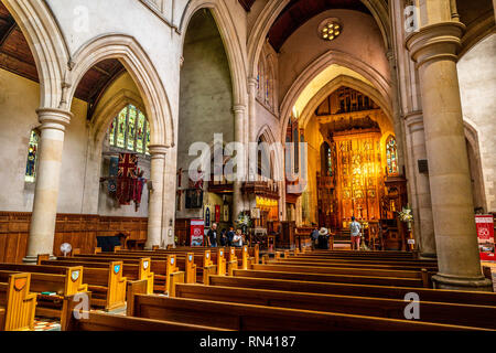 31. Dezember 2018, Adelaide South Australia: Innenansicht der Kathedrale St. Peter Kirche in Adelaide SA Australia Stockfoto