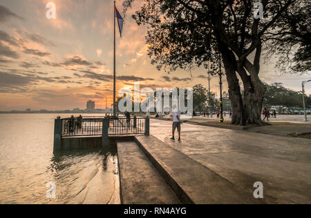 Muar oder Bandar Maharani ist eine historische Stadt und die Hauptstadt von muar Bezirk, Johor, Malaysia. Stockfoto