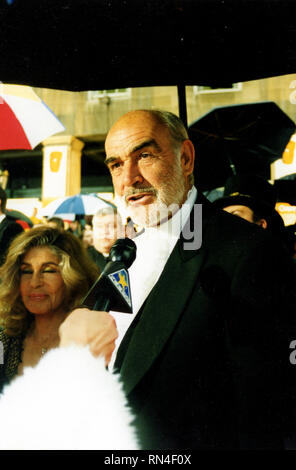 Sean Connery BAFTA-Awards am 51. Stockfoto