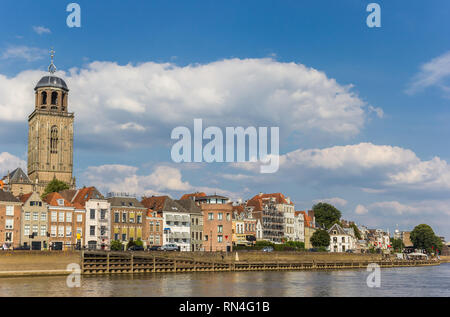 Historische Stadt Deventer, an der Ijssel in den Niederlanden Stockfoto