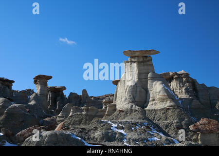 - Ah-Shi Sle-Pah Wildnis Studie in Winter, New Mexico, USA Stockfoto