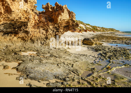 Am Strand von Rechnungen Bay, Coral Bay, Coral Coast, Western Australia Stockfoto