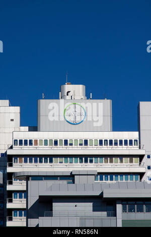 Die Bayer AG, Deutsche multinationale Pharma- und Life-Science-Unternehmen und einer der grössten Pharmaunternehmen der Welt, Berlin, Deutschland Stockfoto