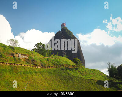 El Peñón de Guatapé, Kolumbien Stockfoto