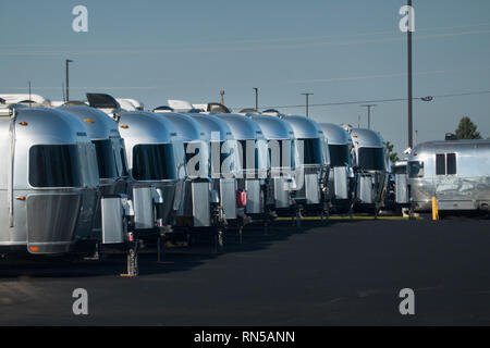 Airstream Werkskundendienst Jackson Center Ohio Stockfoto