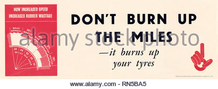 Britische Weltkrieg 2 Information der Öffentlichkeit Propaganda Poster Stockfoto