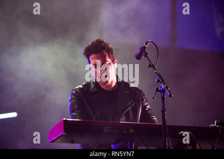 Toronto, Kanada. 16. Februar 2019. Arkells Multiprotokollkarte bei Scotiabank Arena, Toronto Credit: topconcertphoto/Alamy leben Nachrichten Stockfoto