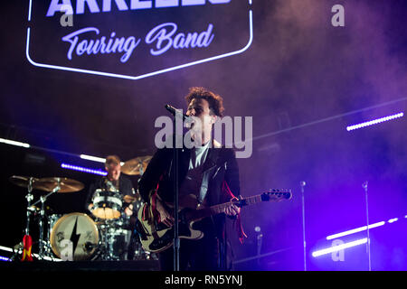 Toronto, Kanada. 16. Februar 2019. Arkells Multiprotokollkarte bei Scotiabank Arena, Toronto Credit: topconcertphoto/Alamy leben Nachrichten Stockfoto