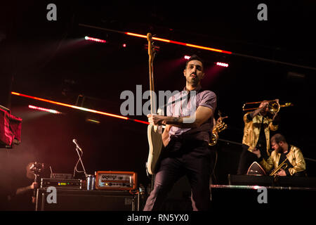 Toronto, Kanada. 16. Februar 2019. Arkells Multiprotokollkarte bei Scotiabank Arena, Toronto Credit: topconcertphoto/Alamy leben Nachrichten Stockfoto