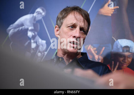 Monaco. 17 Feb, 2019. Tony Hawk (Laureus Academy Mitglied). GES/Sport Allgemein/Laureus World Sports Awards 2019, 17.02.2019 Sport: Laureus World Sports Awards 2019, Februar 17, 2019 | Verwendung der weltweiten Kredit: dpa/Alamy leben Nachrichten Stockfoto