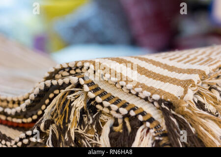 Details der brasilianischen Handwerkstürme (Capacho) aus dem Nordosten Brasiliens. Sao Cristovao, Rio de Janeiro, Brasilien. Stockfoto