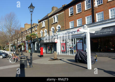 Dulwich Village im Süden Londons ist ein wohlhabender Bereich Stockfoto