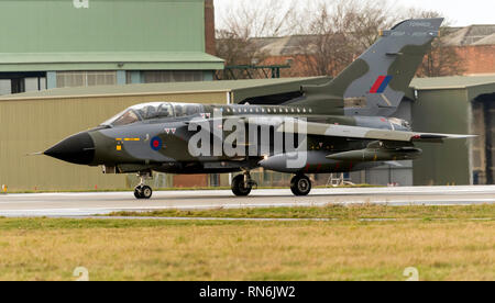 RAF Tornado GR4 an RAF Marham in neue Camo livery Regelung