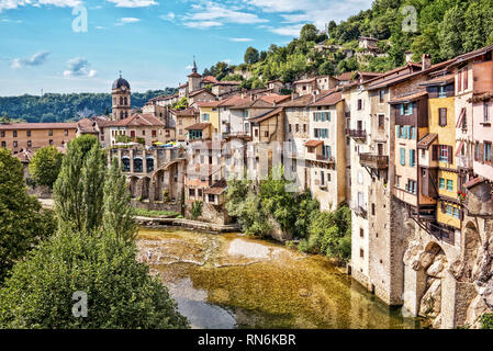 Dorf Pont-en-Royans, Isère, Frankreich Stockfoto