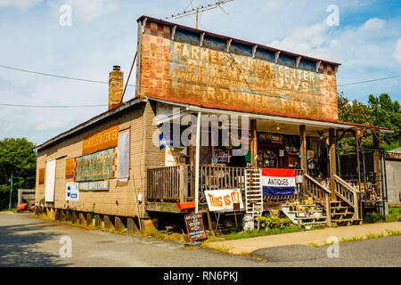 Gerber antiken Speicher, 105 Church Street, Madison, Virginia Stockfoto