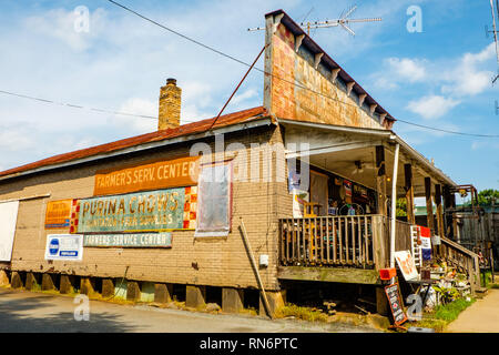 Gerber antiken Speicher, 105 Church Street, Madison, Virginia Stockfoto