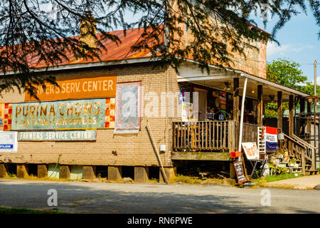 Gerber antiken Speicher, 105 Church Street, Madison, Virginia Stockfoto