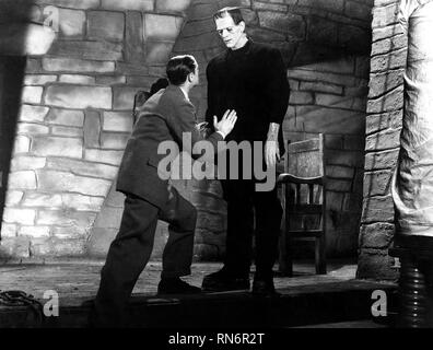 CLIVE, KARLOFF, Frankenstein, 1931 Stockfoto