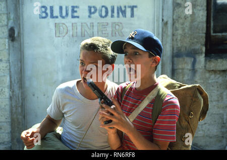 STAND BY ME, RIVER PHOENIX Wil Wheaton, 1986 Stockfoto