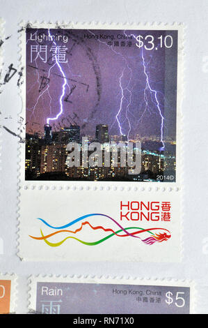 CHINA - ca. 1992: einen Stempel in China gedruckt zeigt 1992 -, ca. 1992 Stockfoto