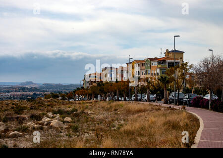 Bonalba Golf Resort und Urbanisierung, Benidorm, Alicante, Costa Banca, Spanien Stockfoto