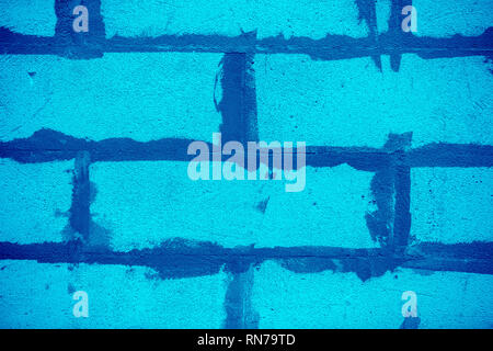 Abstrakt blau getönten Mauer Hintergrund Stockfoto