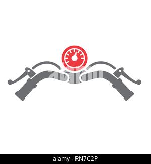 Motorrad bar Symbol auf weißem Hintergrund für Grafik- und Webdesign, modernen einfachen Vektor unterzeichnen. Internet Konzept. Trendy Symbol für Web site Design web-Taste oder mobile App. Stock Vektor