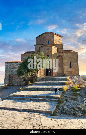 Fotos & Bilder von Jvari Kloster, ein 6. Jahrhundert georgisch-orthodoxen Kloster in der Nähe von Mzcheta, im östlichen Georgien. Ein UNESCO Weltkulturerbe. Die JVA Stockfoto