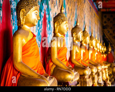 Buddha Statuen in Bangkok Wat Arun Stockfoto