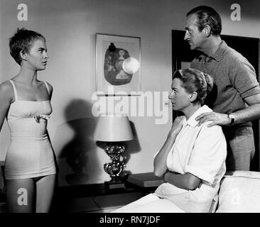 SEBERG, NIVEN, Kerr, Bonjour Tristesse, 1958 Stockfoto