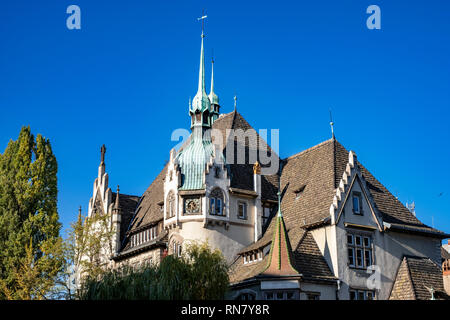 Straßburg, Elsass, Frankreich, Lycée des Pontonniers, internationale High School, Stockfoto