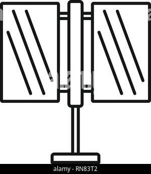 Media City Light banner Symbol. Überblick Media City Light banner Vektor Symbol für Web Design auf weißem Hintergrund Stock Vektor