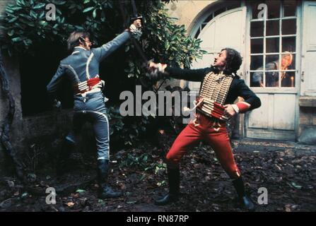 CARRADINE, Keitel, die DUELLISTEN, 1977 Stockfoto