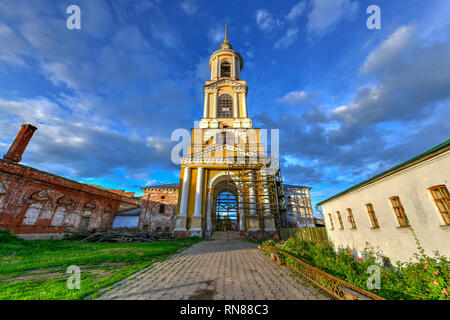Verehrte Glockenturm (Prepodobenskaya) in Susdal, Wladimir region, Goldener Ring Russlands Stockfoto