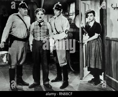 CHAPLIN, Goddard, der Große Diktator, 1940 Stockfoto