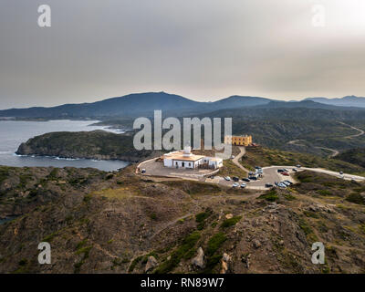 Norfeus Kappe, Cap Creus Nationalpark, Costa Brava, Girona, Spanien / Cabo Norfeus, P. natürliche Cabo de Creus, Costa Brava, Girona Stockfoto