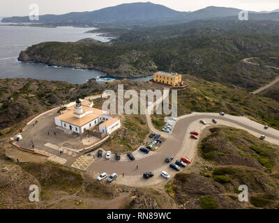 Norfeus Kappe, Cap Creus Nationalpark, Costa Brava, Girona, Spanien / Cabo Norfeus, P. natürliche Cabo de Creus, Costa Brava, Girona Stockfoto